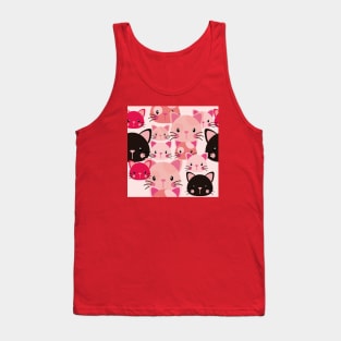 Cute pink cats Tank Top